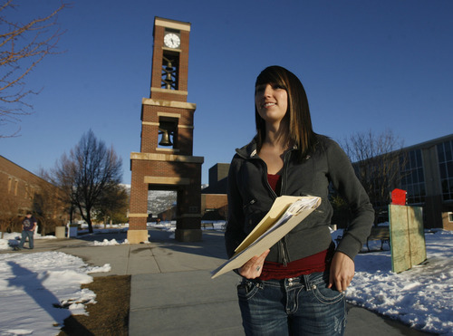 young girl in trouble at Snow College
