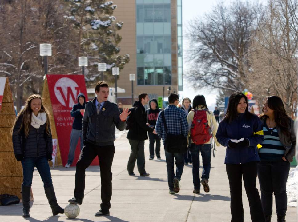 college students at Utah State University