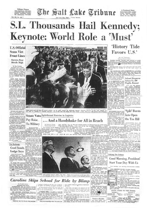 Kennedy visit news page