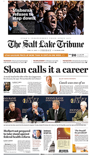 Sloan retires news page