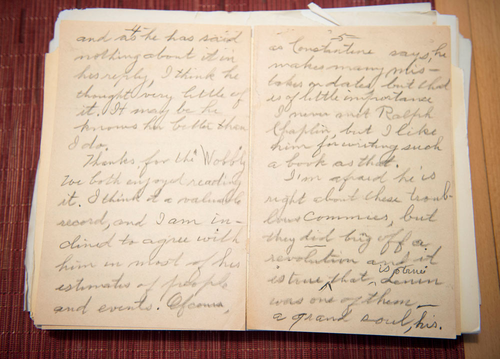 Letter by Virginia Snow Filigno