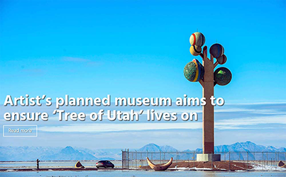 Artist’s planned museum aims to ensure ‘Tree of Utah’ lives on