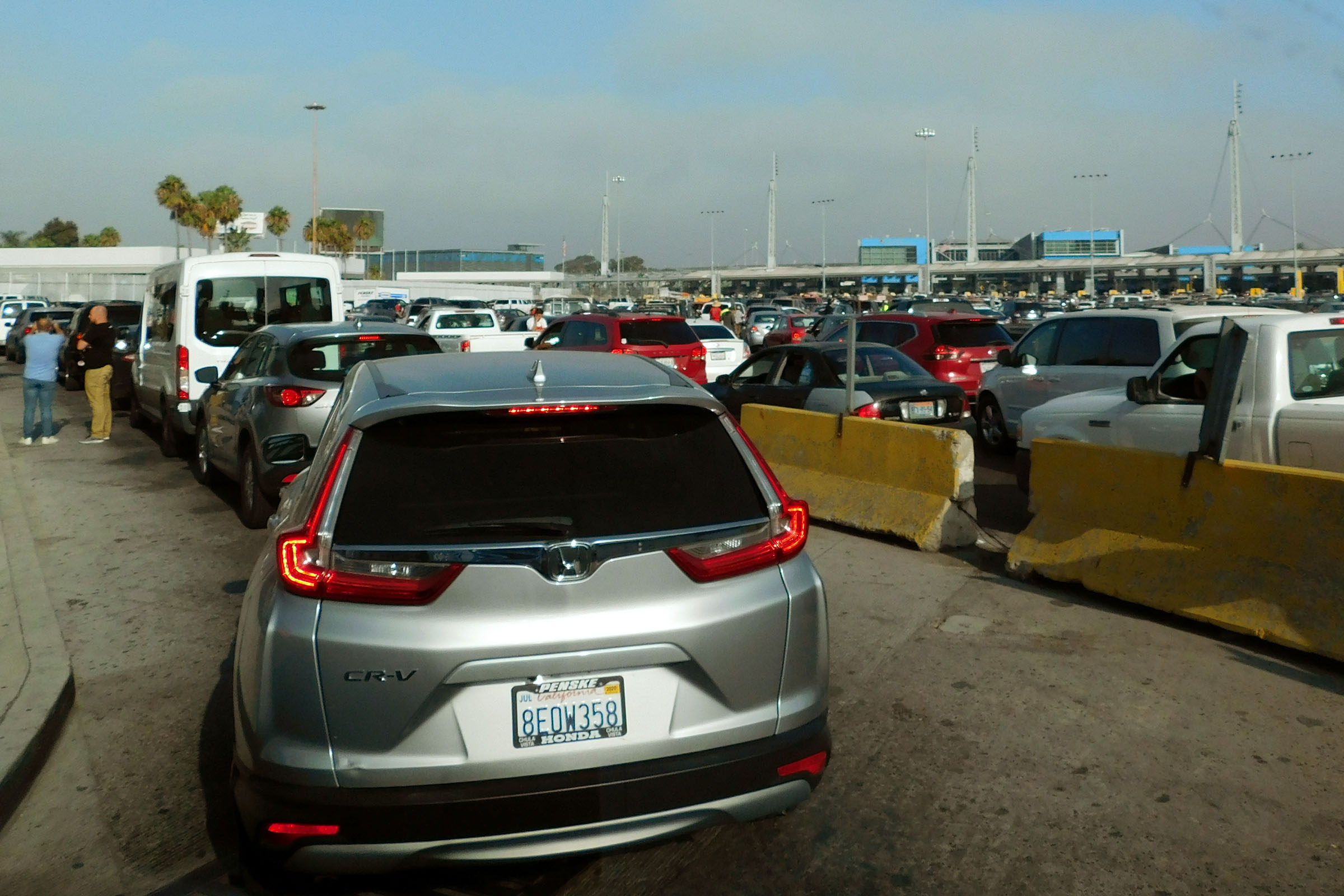 The San Ysidro border crossing, between San Diego and Tijuana, Mexico