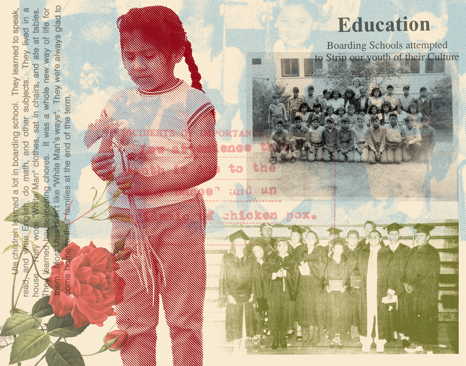Screen print of Education